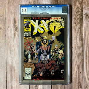 Uncanny X-Men #252 CGC 9.8 WP Cover by Jim Lee & Bill Sienkiewicz (Cert 6022)