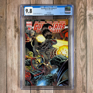 Guardians of the Galaxy #1 CGC 9.8 WP 2nd Print Variant Cover Art by Paul Pelletier (Cert 0002)