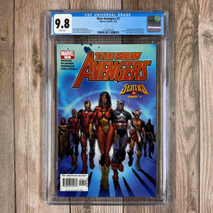 New Avengers #7 CGC 9.8 WP 1st Team Appearance of the Illuminati (Cert 6018)