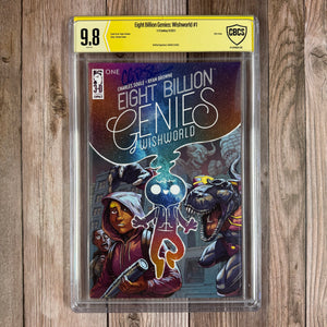 Eight Billion Genies: Wishworld #1 CBCS 9.8 Verified Signature: Charles Soule, NYCC Limited Edition One-shot original story (Cert 002)