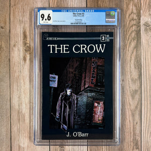 The Crow #3 CGC 9.6 WP 2nd Print, 4th appearance of the Crow (Cert 0007)