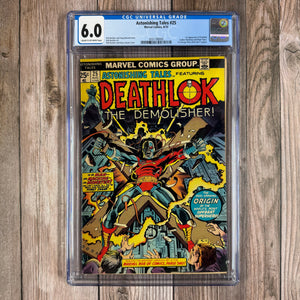 Astonishing Tales #25 CGC 6.0 1st Appearance of Deathlok and of Major Ryker, First Published Marvel Artwork by George Perez (Cert 8005)