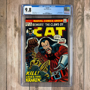 Cat #3 CGC 9.8 Cover Art by Rich Buckler, Letter from Frank Miller. (Cert 3017)