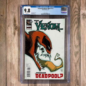 Venom Deadpool What If? #1 CGC 9.8 WP ICONIC Cover Art by Skottie Young (Cert 7002)