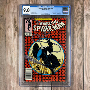 Amazing Spider-Man #300 CGC 9.0 ICONIC Cover by Todd McFarlane, 1st full appearance of Venom, NEWSSTAND EDITION (Cert 2001) *