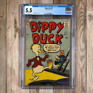 Dippy Duck #1 CGC 5.5 One-shot written by Stan Lee (Cert 6008)