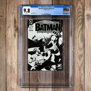 Absolute Batman Ashcan #2 CGC 9.8 WP New York Comic Con Exclusive Ashcan Edition (Cert 6015)