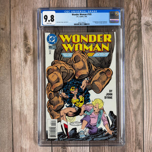 Wonder Woman #105 CGC 9.8 WP 1st appearance of Cassandra Sandsmark, later becomes Wonder Girl (Cert 6019)