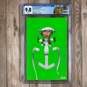 Uncanny X-Men #21 CGC 9.8 WP Custom Label, Christopher  "Negative Space" "Virgin" Edition , SDCC Exclusive, Manufactured with "413 of 3,000" printed on cover.(Cert 5001)