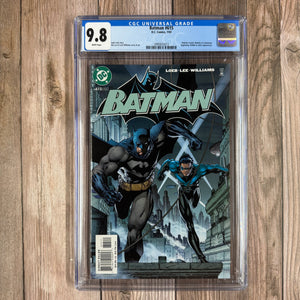 Batman #615 CGC 9.8 WP Cover Art by Jim Lee, Batman reveals identity to Catwoman (Cert 5013)