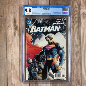 Batman #612 CGC 9.8 WP Batman vs Superman, Debut of Batman's Kryptonite Ring (Cert 5010)