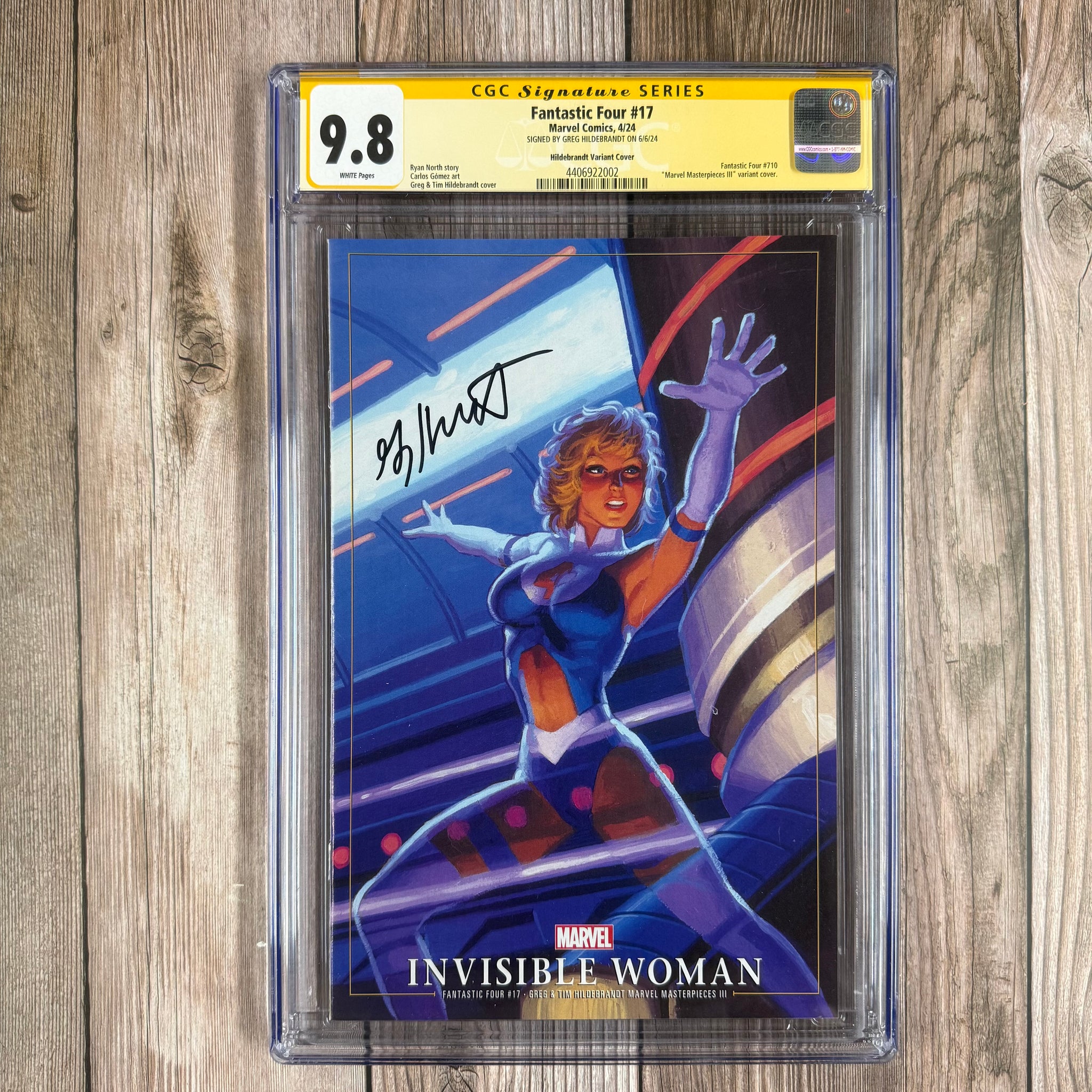 新品未開封 廃盤 HYBRID SACD CAPTAIN FANTASTIC Fantastic Four #17 CGC 9.8 WP SS Signed by Greg Hildebrandt