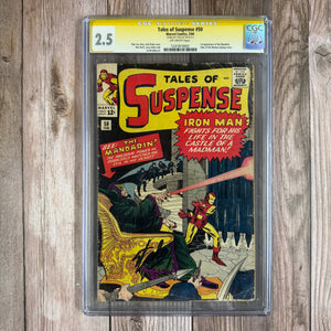 Tales of Suspense #50 CGC 2.5 OFF-WHITE SS Signed by Stan Lee 1st Appearance of the Mandarin (Cert 0002)