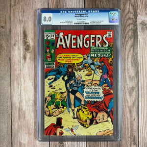 Avengers #83 CGC 8.0 1st Appearance of Valkyrie, 1st Team Appearance of the Lady Liberators (Cert 6001)