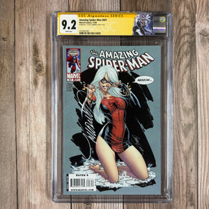 Amazing Spider-Man #607 CGC 9.2 WP Custom Label, SS Signed by J. Scott Campbell, ICONIC Cover art by J. Scott Campbell (Cert 7001)