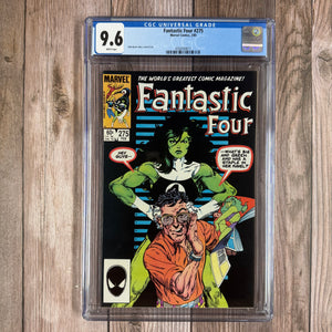 Fantastic Four #275 CGC 9.6 WP CLASSIC Cover art by John Byrne (Cert 9011)