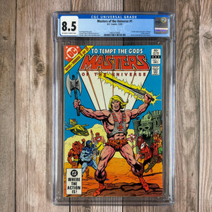 Masters of the Universe #1 CGC 8.5 Cover Art by George Tuska and Dick Giordano 1st Masters of the Universe in Their Own Title (Cert 2009)