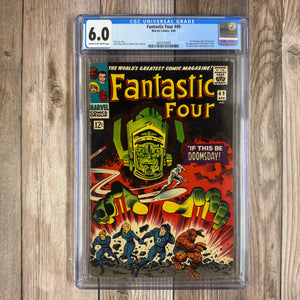 Fantastic Four #49 CGC 6.0 1st Full Appearance of Galactus, 2nd Appearance of Silver Surfer and 1st Silver Surfer and Galactus Cover (Cert 8002)
