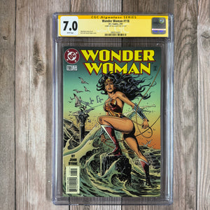 Wonder Woman #118 CGC 7.0 WP SS Signed by Gal Gadot Cover Art by Jose Luis Garcia-Lopez (Cert 6001)