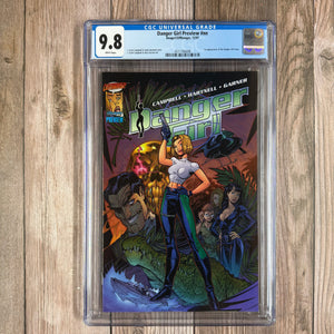 Danger Girl Preview CGC 9.8 WP 1st Appearance of the Danger Girl Team (Cert 6008)