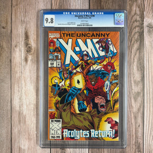 Uncanny X-Men #298 CGC 9.8 WP Cover art by Brandon Peterson (Cert 0001)
