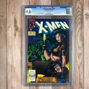 Uncanny X-Men #267 CGC 9.8 WP 3rd Appearance of Gambit (Cert 1012)