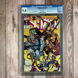 Uncanny X-Men #271 CGC 9.8 WP X-Tinction Agenda Part 4, "Tiger Electronics" insert. (Cert 2002)