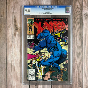 Uncanny X-Men #264 CGC 9.8 WP Cover art by Jim Lee, Final Fate of Colossus (Cert 8012)