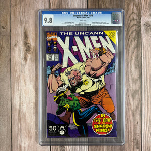 Uncanny X-Men #278 CGC 9.8 WP Cover art by Paul Smith (Cert 0017)