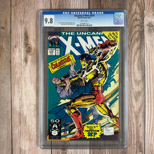 Uncanny X-Men #279 CGC 9.8 WP Cover art by Andy Kubert and Scott Williams (Cert 1014)