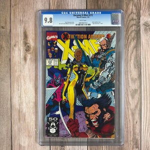 Uncanny X-Men #272 CGC 9.8 WP Cover art by Jim Lee and Scott Williams (Cert 7014)