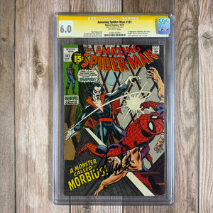 Amazing Spider-Man #101 CGC 6.0 SS Signed by Stan Lee 1st Appearance and Origin of Morbius (Cert 2001)