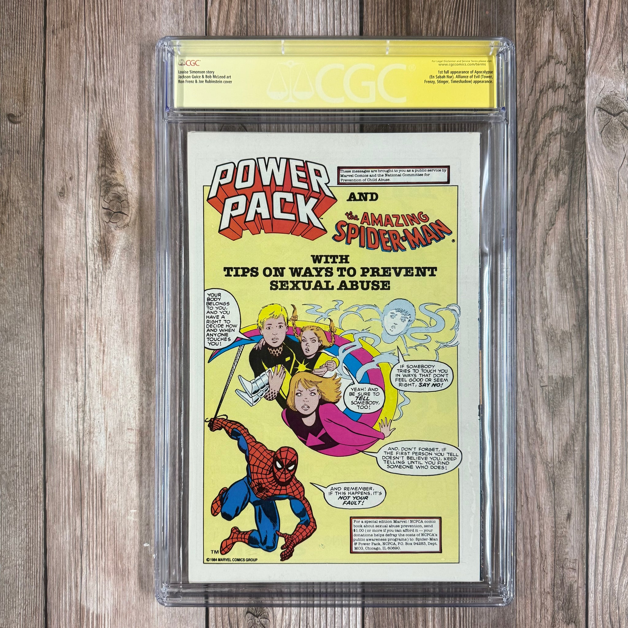 X-Factor #6 CGC 9.4 WP Custom Label, SS Signed by Stan Lee 1st