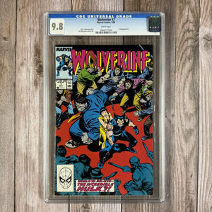 Wolverine #7 CGC 9.8 WP Hulk, Karma, Jessica Drew & (Cert 7004)