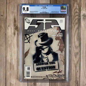 52 #48 CGC 9.8 WP Renee Montoya becomes The Question (Cert 6007)