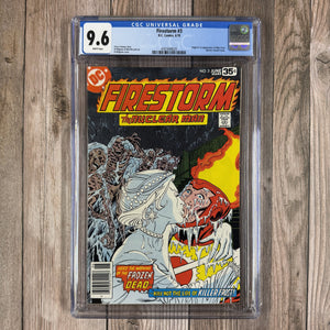 Firestorm #3 CGC 9.6 WP Origin & 1st appearance of Killer Frost (Cert 8020)