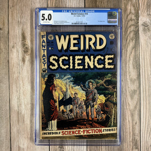 Weird Science #14 CGC 5.0 Interior story about gender transition (Cert 7001)