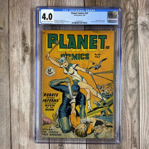 Planet Comics #54 CGC 4.0 Fiction House, 5/48 (Cert 5022)