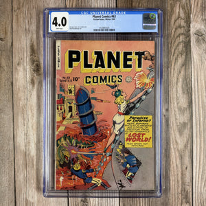 Planet Comics #63 CGC 4.0 WP Fiction House, Winter 1949 (Cert 5020)