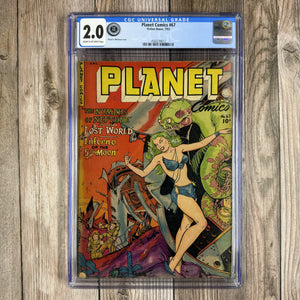 Planet Comics #67 CGC 2.0 Fiction House, 1952 (Cert 9012)