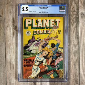 Planet Comics #60 CGC 2.5 Fiction House, 5/49 (Cert 5003)