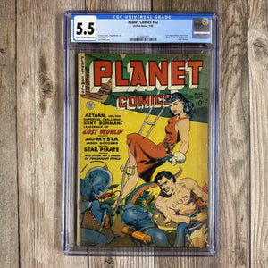 Planet Comics #62 CGC 5.5 Fiction House, 9/49 (Cert 5021)