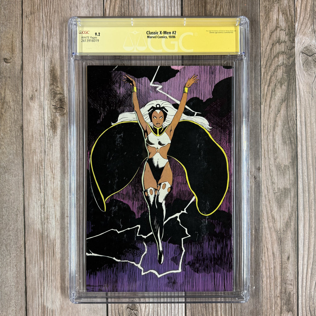 Classic X-Men #2 CGC 9.2 WP SS Signed by Arthur Adams CGC