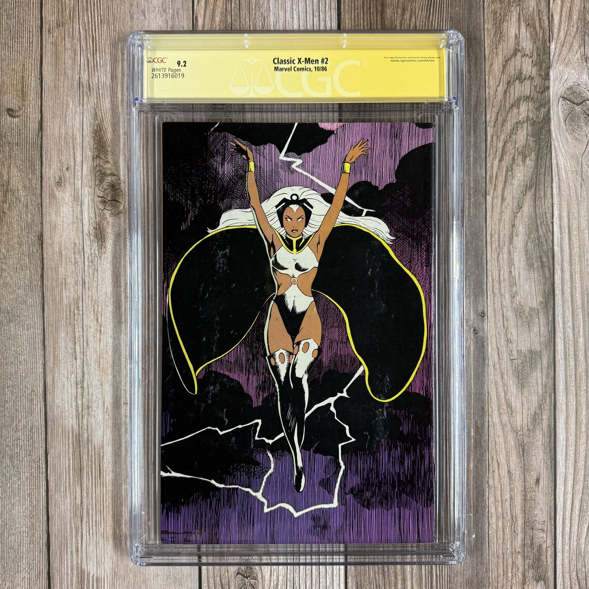 Classic X-Men #2 CGC 9.2 WP SS Signed by Arthur Adams CGC