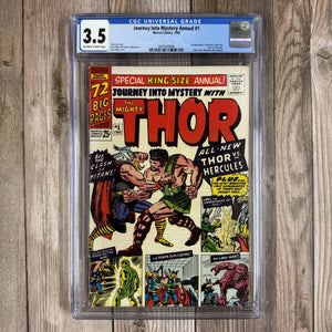 Journey Into Mystery Annual #1 CGC 3.5 1st appearance of Hercules (Cert 6006)