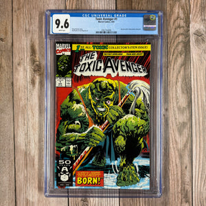 Toxic Avenger #1 CGC 9.6 WP 1st appearance and origin of the Toxic Avenger - preview appearance in Marvel Age #98 (Cert 4006)