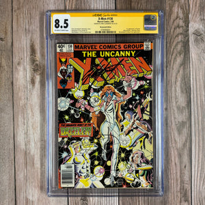 X-Men #130 CGC 8.5 SS Signed by Chris Claremont, Newsstand Edition 1st appearance of The World, a facility that produced Weapon XII thru Weapon XVI (Cert 8001)