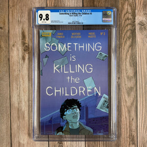 Something is Killing the Children #3 CGC 9.8 WP 1st appearance of Sheriff Joe Cavanaugh, an officer investigating the murder of children (Cert 8003)