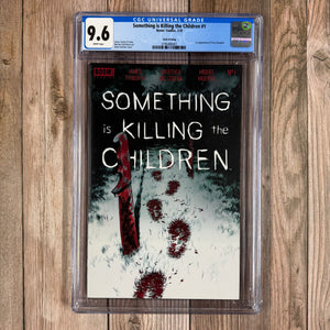 Something is Killing the Children #1 CGC 9.6 WP Sixth Printing Copies ordered by retailers: 1,292 (Cert 6001)