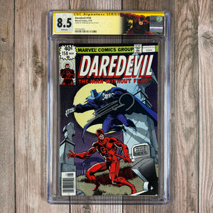 Daredevil #158 CGC 8.5 WP SS Frank Miller (Cert 4001)